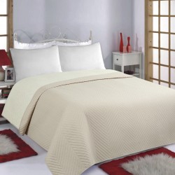 ΚΟΥΒΕΡΛΙ σετ (170cm X 220cm) BONES Beige/ivory