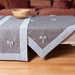 Silk Fashion Τραπεζομάντηλα (140Cm X 180Cm) Bow Καφέ