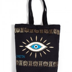 Τσάντα καραβόπανο (40cm X 40cm X 10cm) Gold 4 CRETA