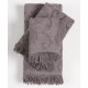 Βαμβακερή ζακάρ πετσέτα ALICIA 520gsm (50cm X 100cm) σκούρο γκρί