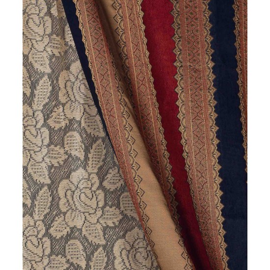 Κουρτίνα Efterpi (150cm X 280cm) με τούνελ μπλέ