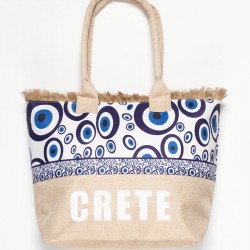 Τσάντα με χερούλι (49cm X 15cm X 34cm) μάτι 1 CRETE