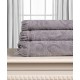 Βαμβακερή ζακάρ πετσέτα ALICIA 520gsm (50cm X 100cm) γκρί