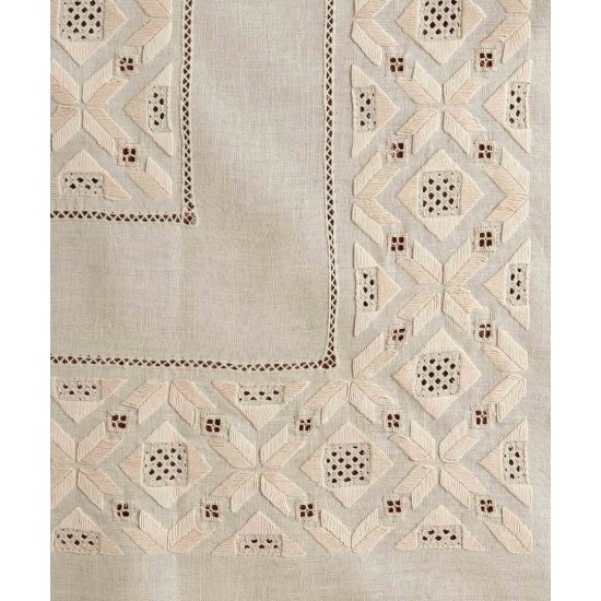Χειροποίητο καρέ HF290 (90cm X 90cm) μπέζ
