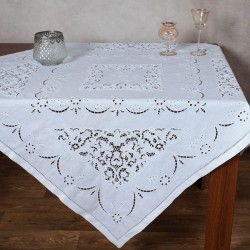 Silk Fashion Κοφτό Τραπεζομάντηλο Χειρός (140Cm X 140Cm) Hy87