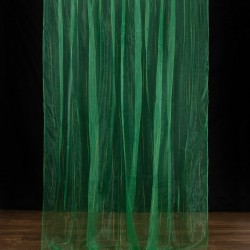 Κουρτίνα J160 (280cm X 300cm) με τρέσα πράσινη