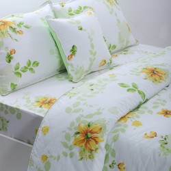 παπλωματοθήκη 160cm X 240cm κατωσέντονο με λάστιχο 110cm X 210cm+19cm 1x50cm X 70cm 40cm X 40cm Joy-18