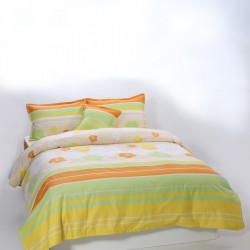παπλωματοθήκη 215cm X 240cm κατωσέντονο με λάστιχο 160cm X 210cm+19cm 2x50cm X 70cm 40cm X 40cm Joy-1