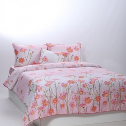 παπλωματοθήκη 215cm X 240cm κατωσέντονο με λάστιχο 160cm X 210cm+19cm 2x50cm X 70cm 40cm X 40cm Joy-22a