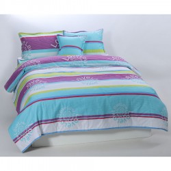 παπλωματοθήκη 215cm X 240cm κατωσέντονο με λάστιχο 160cm X 210cm+19cm 2x50cm X 70cm 40cm X 40cm Joy