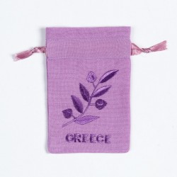 Σαπουνοθήκη (10τμχ) GREECE (9cm X 14cm) λιλά