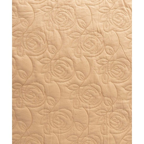 Silk Fashion Κουβερλι Σετ (160Cm X 220Cm + 1 X 50Cm X 70Cm) M110 Χρυσό