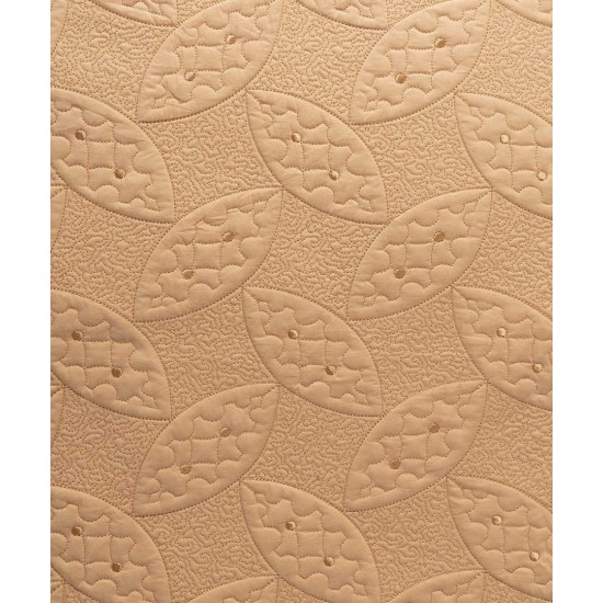 Silk Fashion Κουβερλι Σετ (160Cm X 220Cm + 1 X 50Cm X 70Cm) M128 Χρυσό