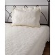 Silk Fashion Κουβερλι Σετ (160Cm X 220Cm + 1 X 50Cm X 70Cm) M150 Ivory