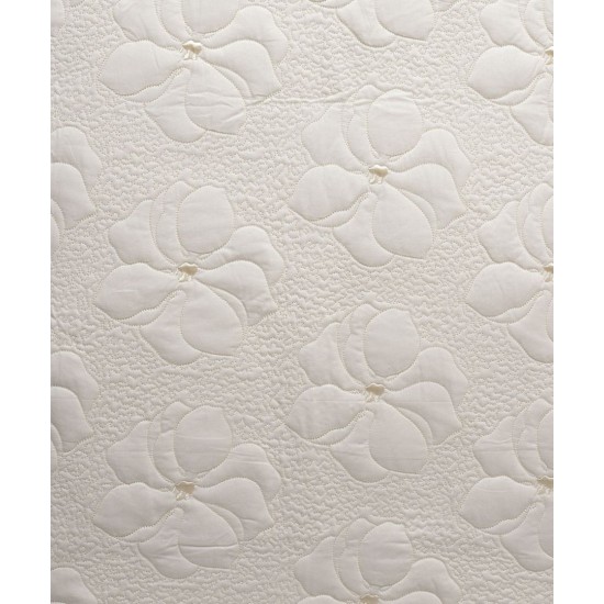 Silk Fashion Κουβερλι Σετ (160Cm X 220Cm + 1 X 50Cm X 70Cm) M150 Ivory