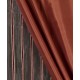 Κουρτίνα Maria (150cm X 280cm) με τούνελ καφέ