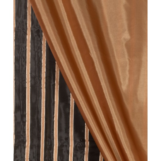 Κουρτίνα Maria (150cm X 280cm) με τούνελ χρυσή