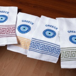 Πατάκι μάτι GREECE (50cm X 80cm) μπλέ
