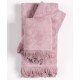 Βαμβακερή ζακάρ πετσέτα ALICIA 520gsm (50cm X 100cm) Mauve