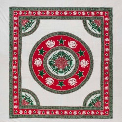 Pestemal διπλό (220cm X 240cm) 10 κόκκινο