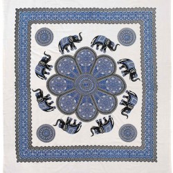Pestemal διπλό (220cm X 240cm) 21 μπλέ