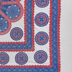 Pestemal διπλό (220cm X 240cm) 3 μπλέ