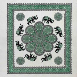 Pestemal διπλό (220cm X 240cm) 7 πράσινο