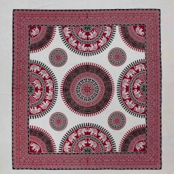 Pestemal διπλό (220cm X 240cm) 8 κόκκινο