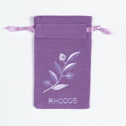 Σαπουνοθήκη (10τμχ) ΡΟΔΟΣ (9cm X 14cm) Μωβ