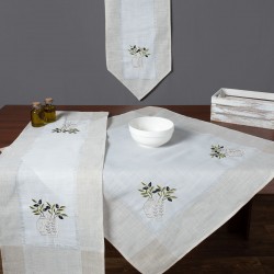 Τραπεζομάντηλο N1 (135cm X 175cm) Ivory