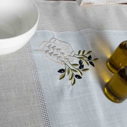 Τραπεζοκαρέ N1 (135cm X 135cm) Ivory