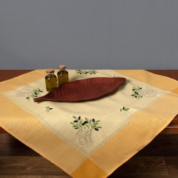 Τραπεζομάντηλο N1 (135cm X 175cm) Oval κίτρινο