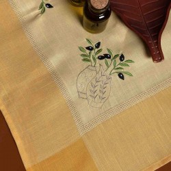 Τραπεζομάντηλο N1 (160cm X 210cm) κίτρινο