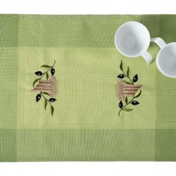 Ντουζίνες (12 τεμάχια) σουπλά N3 (35cm X 50cm) πράσινο