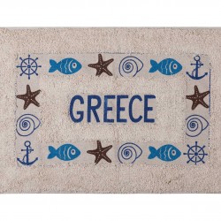 πατάκι ψάρι Greece (40cm X 60cm) μπλέ
