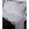 Silk Fashion Χειροποιητο Βενις Σεντονι Ng018 Τριων Τεμαχιων (225Cm X 270Cm) Λευκο