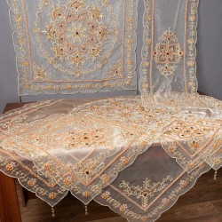 Σετ 7 τεμαχίων (85cm X 85cm, 40cm X 110cm, 130cm X 130cm, 2x38cm X 38cm, 2x55cm X 55cm) NG-031 Χρυσό