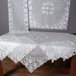 Σετ 7 τεμαχίων (85cm X 85cm, 40cm X 110cm, 130cm X 130cm, 2x40cm X 40cm, 2x60cm X 60cm) NG-31 Ivory