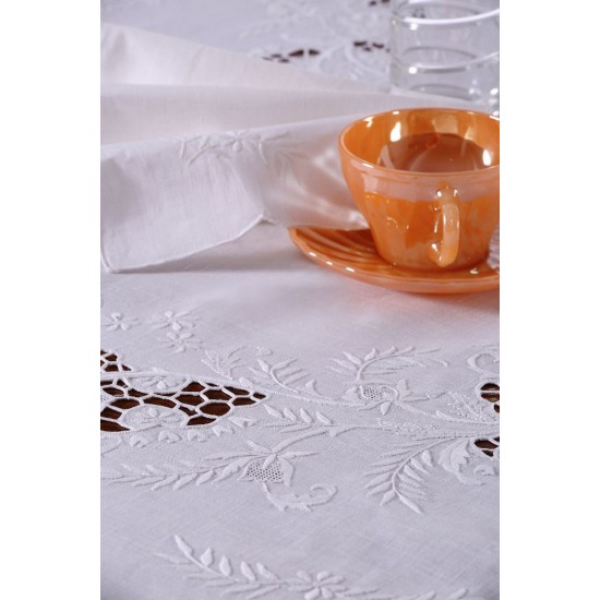 Silk Fashion Χειροποίητο Τραπεζομάντηλο Ns168/1 (170Cm X 270Cm)