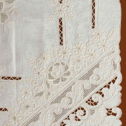 Χειροποίητο πετσετάκι Nx001 (60cm X 60cm) μπέζ