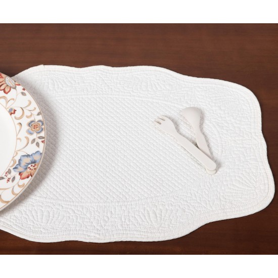 Silk Fashion Τραβέρσα (55Cm X 150Cm) Nx0115 Λευκό