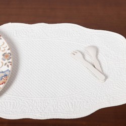Σουπλά (33cmx 55cm) Nx0115 λευκό