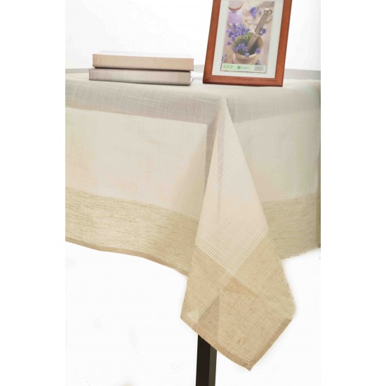 Silk Fashion Τραπεζομάντηλα Nx031 (160Cm X 220Cm) Αμμου