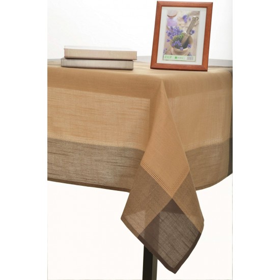 Silk Fashion Τραπεζομάντηλα Nx031 (160Cm X 220Cm) Κάμελ