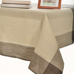 τραπεζομάντηλα Nx031 (135cm X 135cm) γκρί καφέ γωνία