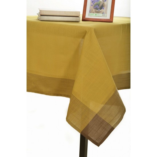Silk Fashion Τραπεζομάντηλα Nx031 (160Cm X 220Cm) Λαδί