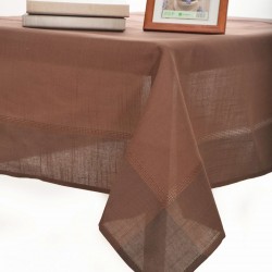 τραπεζομάντηλα Nx031 (175cm X 175cm) σκούρο καφέ