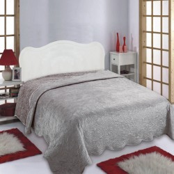 Silk Fashion Κουβέρτα Βελούδο Με Sherpa Nx2211 (240Cm X 260Cm) Beige