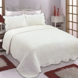 Silk Fashion Κουβέρτα Βελούδο Με Sherpa Nx2211 (220Cm X 240Cm + 2X50Cm X 70Cm) Ivory