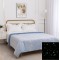 Silk Fashion Παιδική Φωσφοριζέ Κουβέρτα Με Sherpa Space (170Cm X 220Cm) Σιέλ